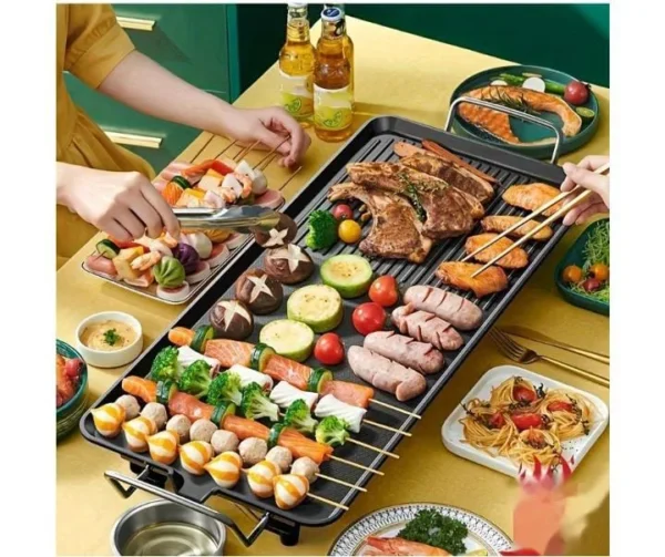 Electric BBQ Grill Pan