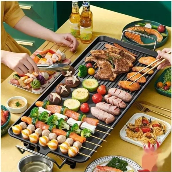 Electric BBQ Grill Pan