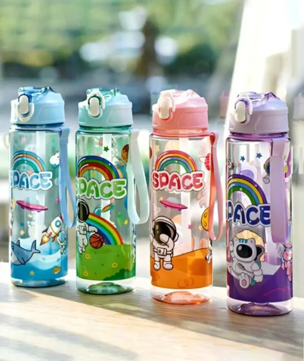 900ml kids bottle with straw