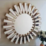 Sunburst Round Wall Mirror in Kenya
