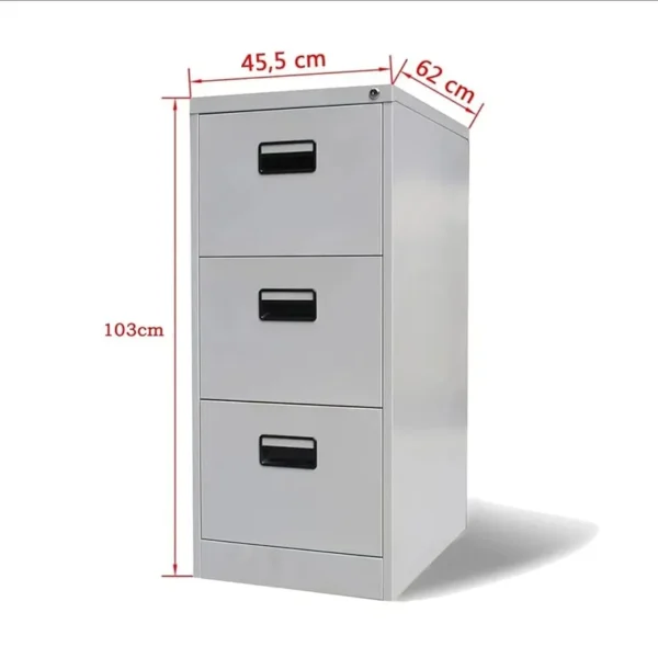 Metal office storage cabinet