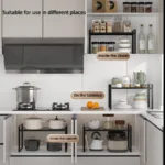 Adjustable metal storage shelf