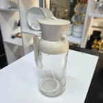 Glass oil dispenser bottle