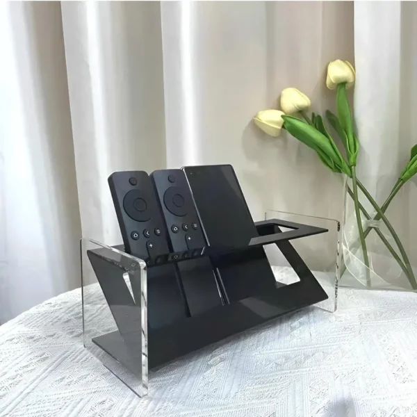 TV remote storage organizer