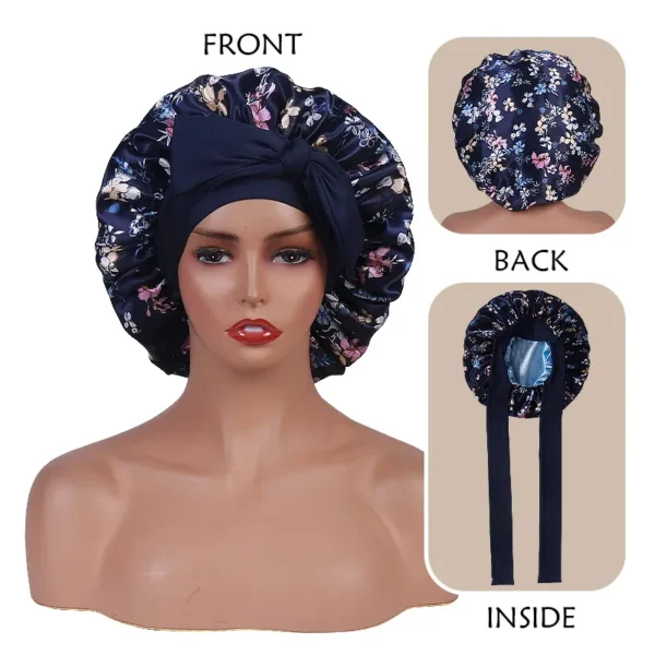 Satin sleep bonnet