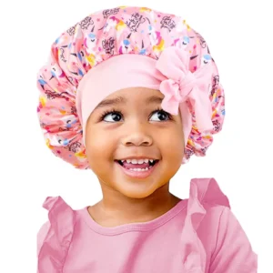 Soft kids sleep bonnet