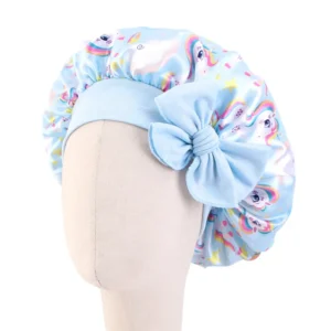 Kids hair protection bonnet