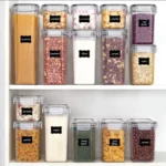 Kitchen pantry organizer set