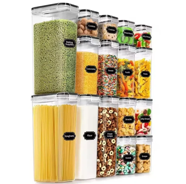 16pcs Pantry Storage Containers Set