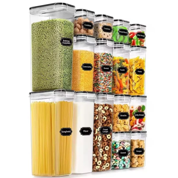 Unique House Collection – Affordable Home & Kitchenware Online Kenya 5 16pcs Pantry Storage Containers Set