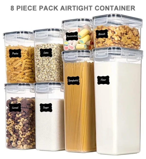 8pcs pantry storage containers set