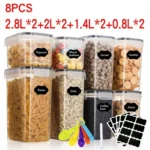 Airtight food storage containers