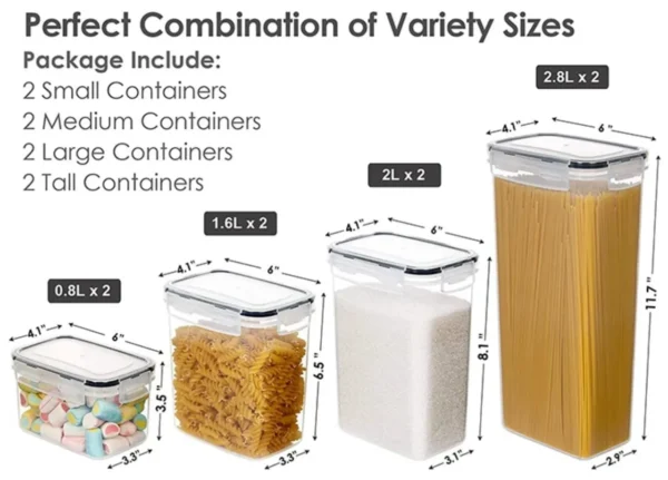 Kitchen pantry organizer set