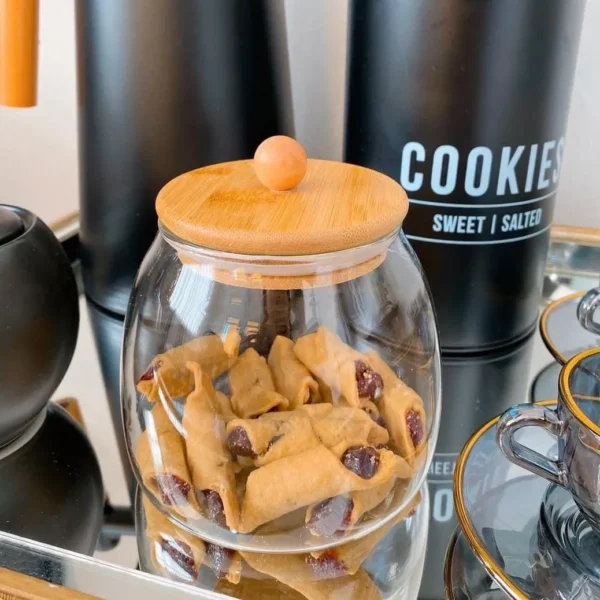 Unique House Collection – Affordable Home & Kitchenware Online Kenya 7 Glass Jar Canisters with Airtight Bamboo Lid