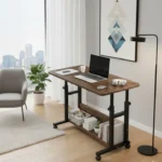 Adjustable Standing Desk with Wheels