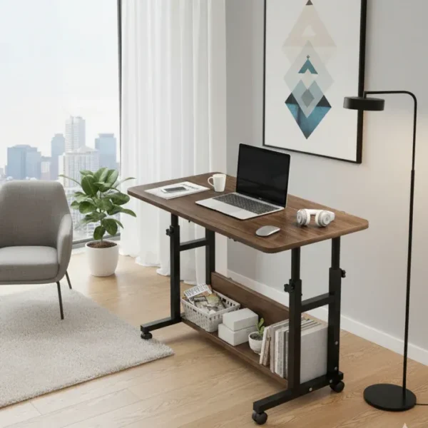 Adjustable Standing Desk with Wheels