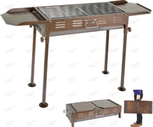Portable Folding Charcoal BBQ Grill 1 Portable Folding Charcoal BBQ Grill