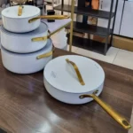 UAKEEN Ceramic 8pcs Cookware Set