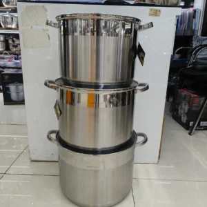 6 Pcs Stainless Steel Cooking Pot Set