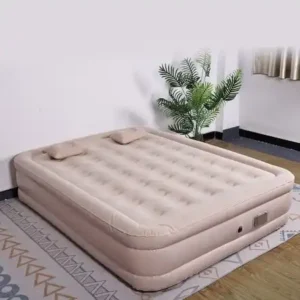 Queen airbed with electric pump
