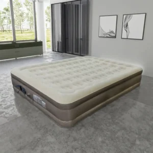 Air mattress with pillows