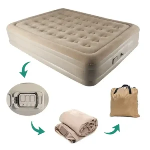 Inflatable queen size airbed mattress