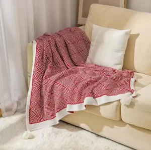Bohemian Knitted Throw Blankets