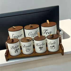 Refined 8PC Canister Set