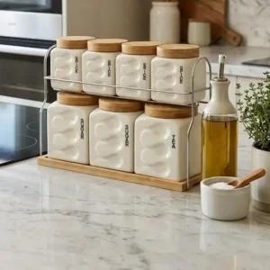 Elegant 8PC Canister Set