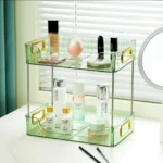 2-Layer Multipurpose Gold Organizer 6 Multipurpose storage tray