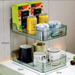 2-Layer Multipurpose Gold Organizer 7 2 layer organizer tray