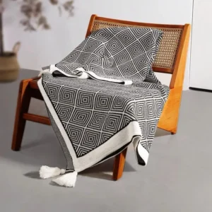 Bohemian style throw blanket