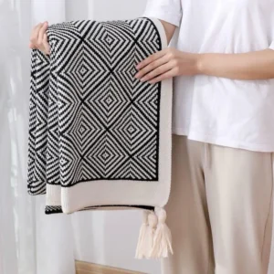 Luxury boho home blanket
