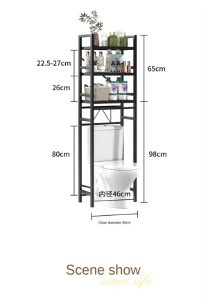 over washing machine shelf