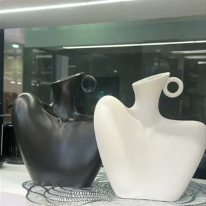 Ivory Sculpt Vase