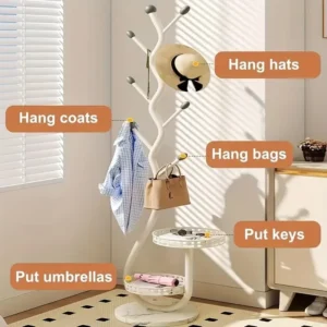 space saving coat rack