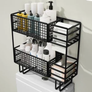 Double Layer Over-the-Toilet Rack