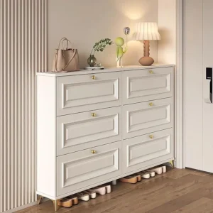 High-End Bucket Flip Shoe Cabinet