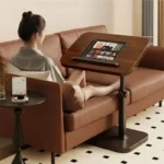 Height adjustable side table