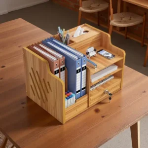 Bamboo Desk Organizer