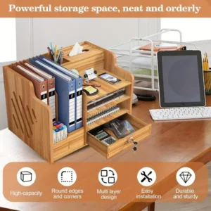 wooden desk organizer Kenya