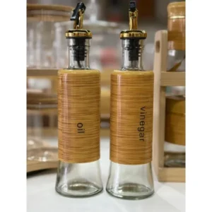 Oil and Vinegar Glass Dispenser Bottle
