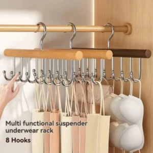 8 hook wall rack
