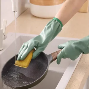 Pair of Thickened Latex Gloves