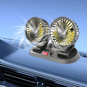 Dual Head Car Fan
