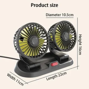 windshield car fan