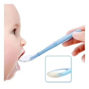 Baby Silicone Feeding Spoon