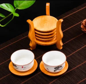 Creative Bamboo Mug Holder