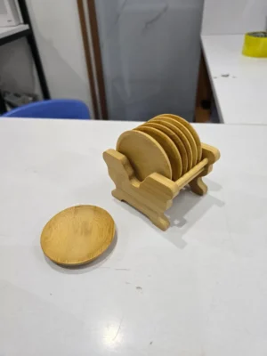 drink coasters with holder