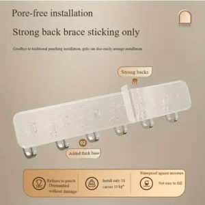 towel hook rack